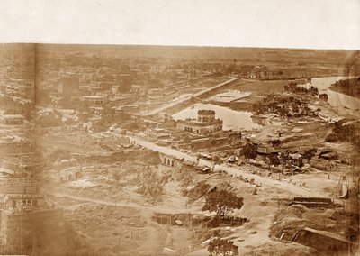 Panorama von MachiBoran, Lucknow von Felice Beato